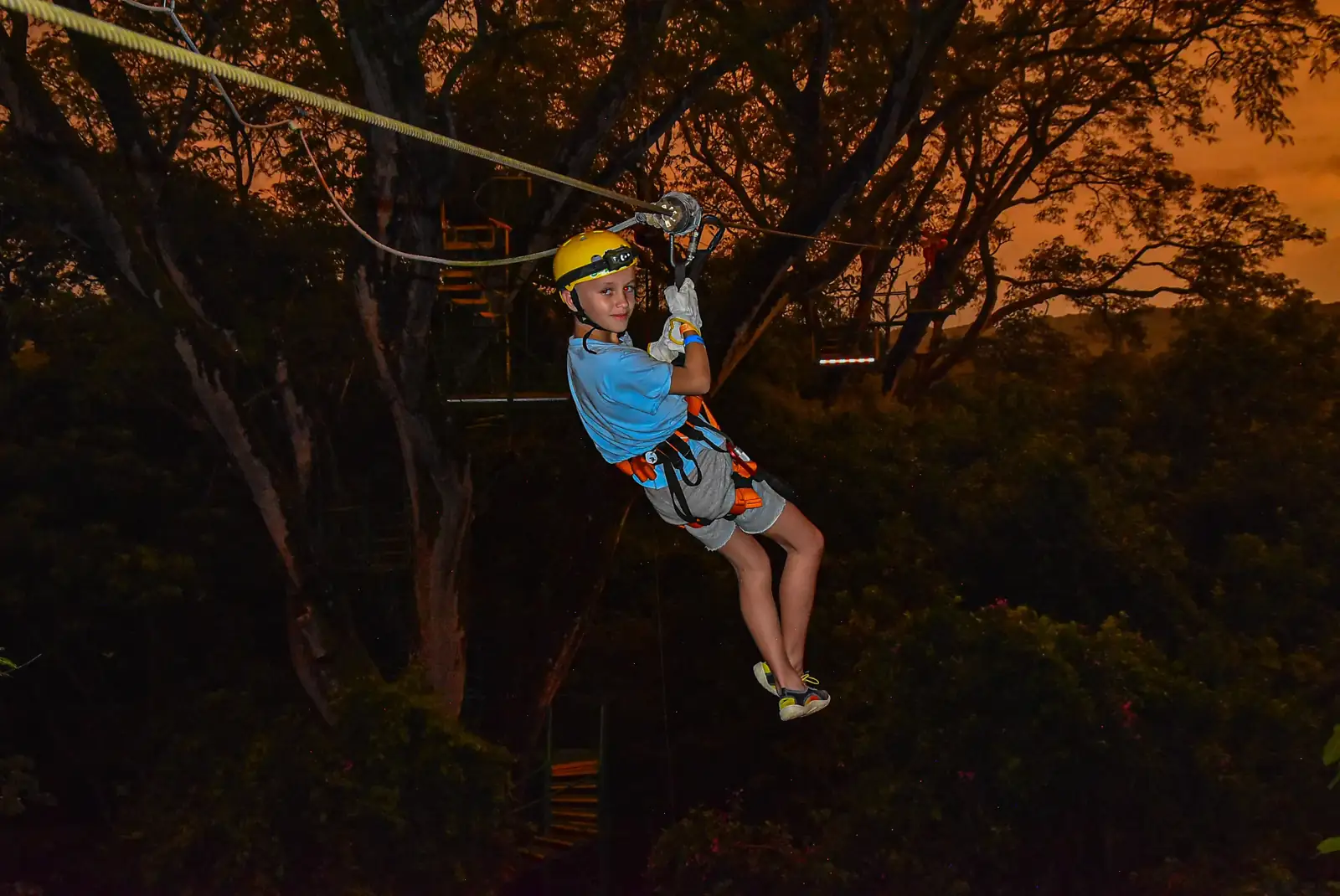 Zipline at Sunset 5