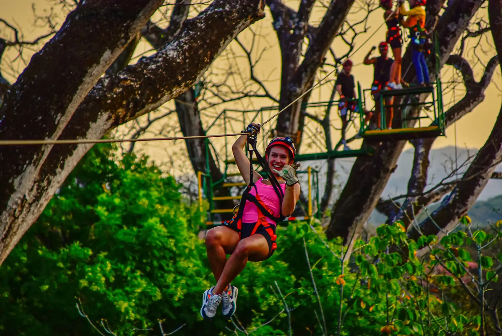 Zipline at Sunset 6