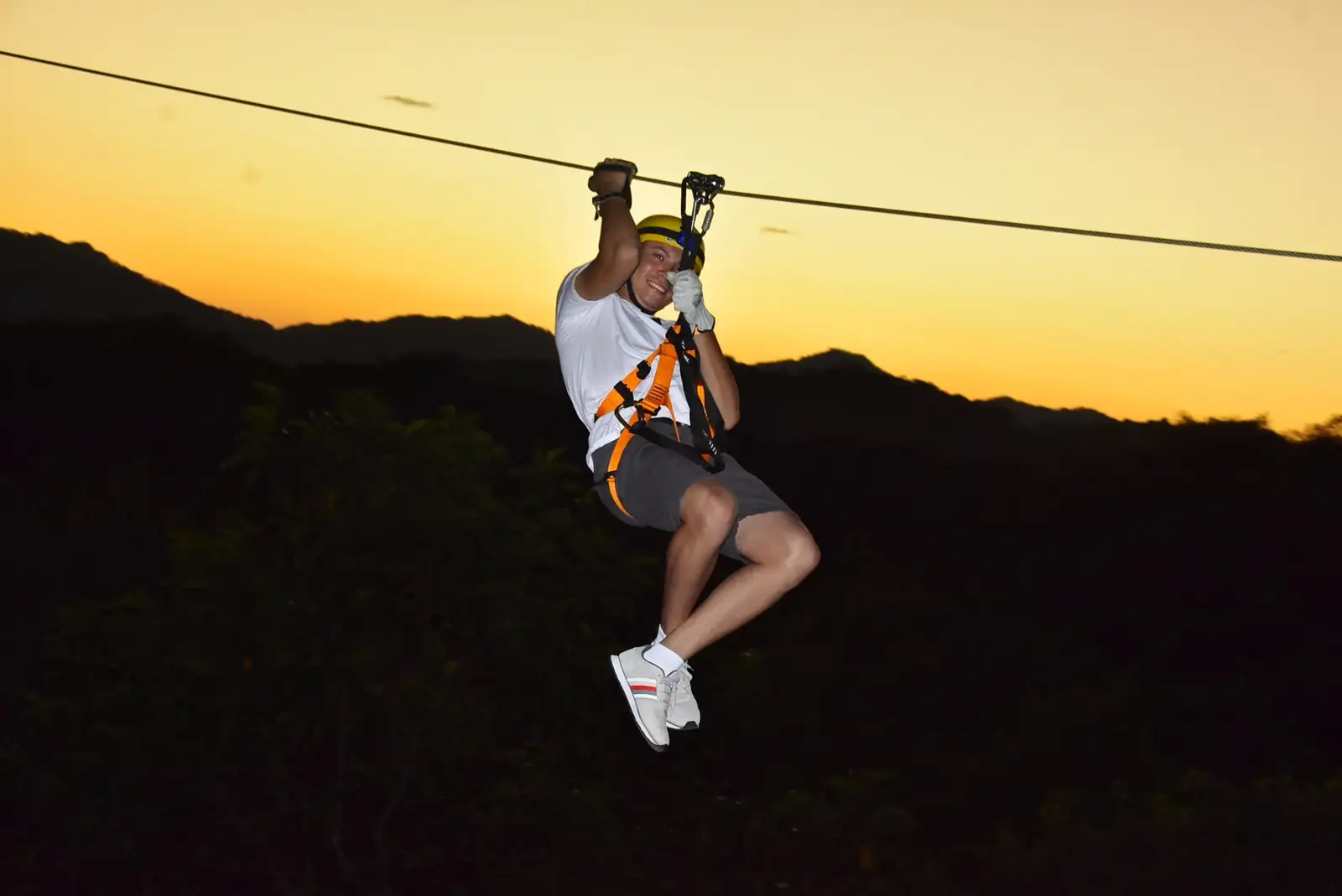 Zipline at Sunset 3